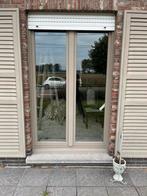Dubbel open draaiend houten raam, Doe-het-zelf en Bouw, Rolluiken, Ophalen, Zo goed als nieuw