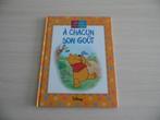 WINNIE L'OURSON        À CHACUN SON GOÛT, Garçon ou Fille, Enlèvement ou Envoi, Fiction général, Comme neuf