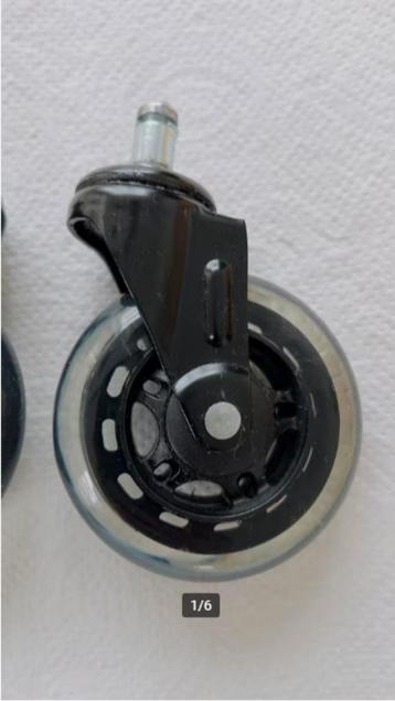 Zwenkwiel voor Bureaustoel Wielen 11mm x 22mm 5 Stuks beschikbaar voor biedingen