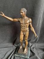 Bronzen beeld naakte man (David) Rodin 39 cm zuiver brons, Ophalen of Verzenden