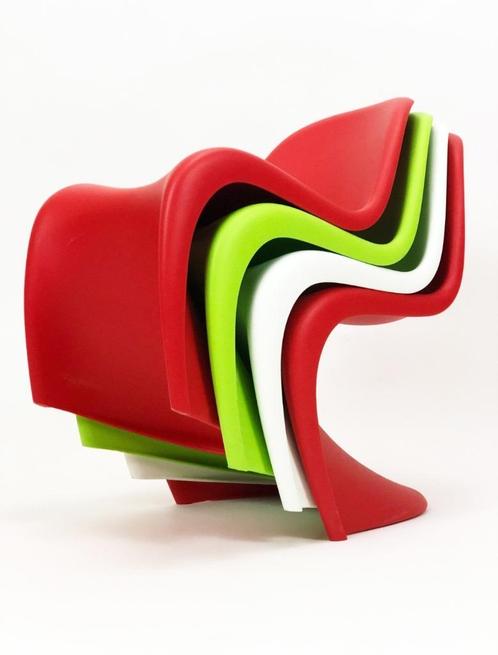 Meerdere originele Verner Panton design chair S-chair Vitra, Maison & Meubles, Accessoires pour la Maison | Autre, Utilisé, Enlèvement ou Envoi