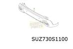 Suzuki S-Cross (1/22-) (JY / AKK) achterbumper onder (zwart), Auto-onderdelen, Verzenden, Nieuw, Achter, Bumper