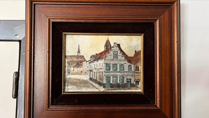 Origineel schilderij Fernand De Scheemaeker, Antiek en Kunst, Kunst | Schilderijen | Klassiek, Ophalen