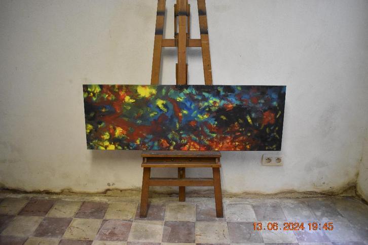 Abstract schilderij, serie nr. (45) van joky kamo, Antiek en Kunst, Kunst | Schilderijen | Abstract, Ophalen