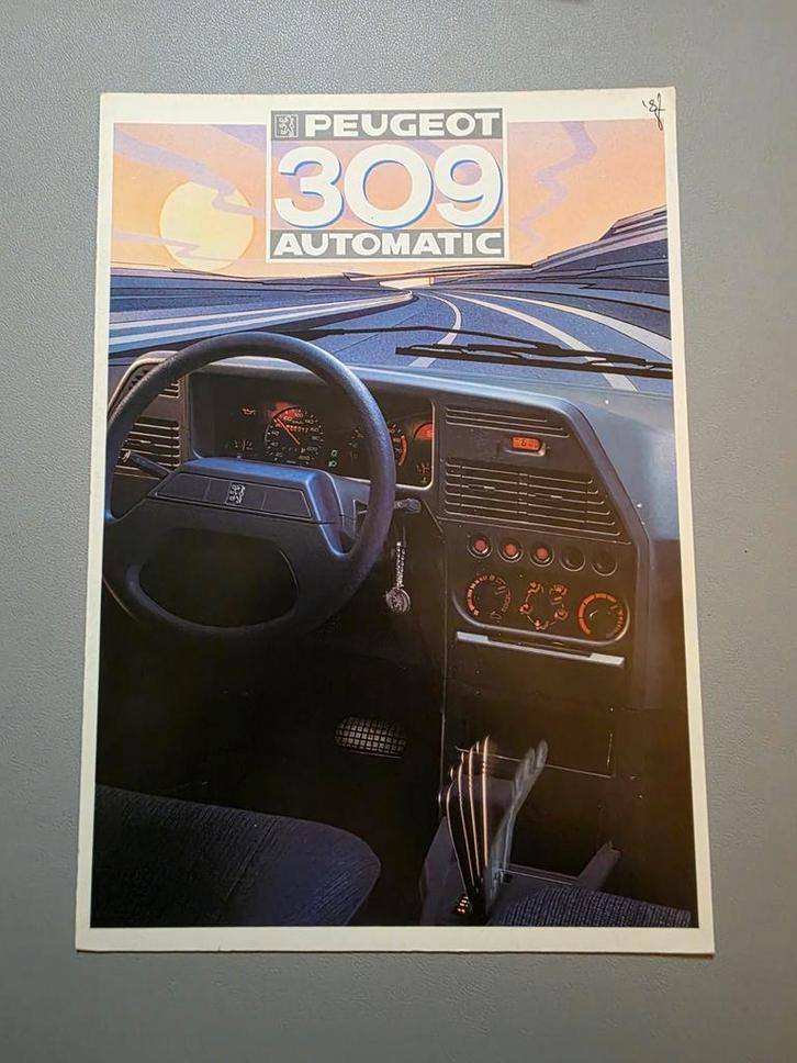 Brochure Peugeot 309 Automatic, Boeken, Auto's | Folders en Tijdschriften, Peugeot, Verzenden