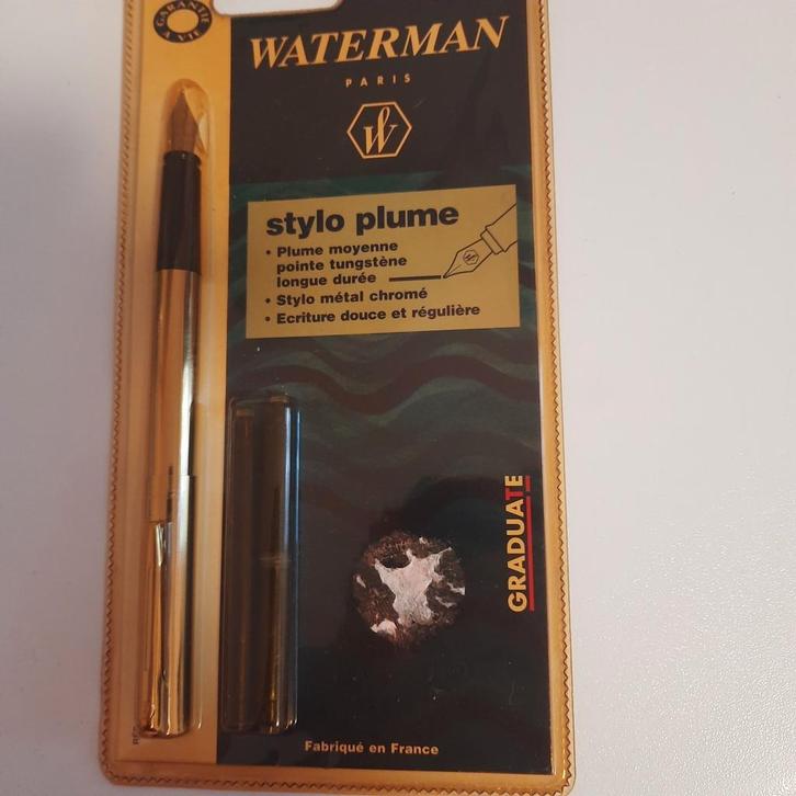 WATERMAN*VERGULD*VULPEN*MIB*SEALED*, Verzamelen, Pennenverzamelingen, Nieuw, Vulpen, Waterman, Met doosje, Ophalen