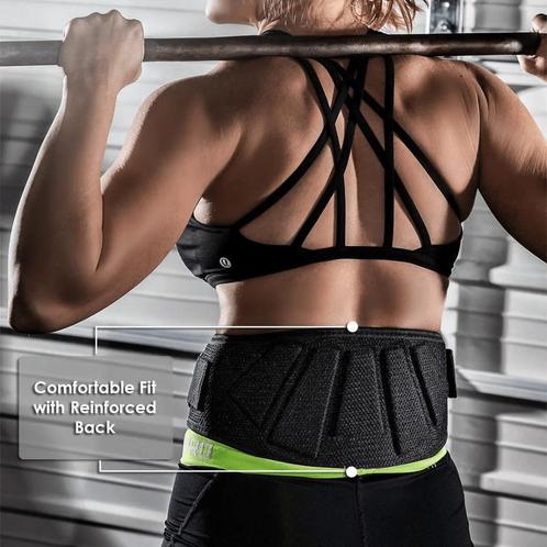 Fitnessriem lifting belt nylon tilriem deadlift squat, Sport en Fitness, Fitnessmaterialen, Nieuw, Halterriem, Benen, Buik, Rug