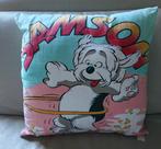 Coussin décoratif Vintage Samson et Gert BRT 1990 Studio 100, Enlèvement ou Envoi, Utilisé