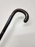 Antieke wandelstok, handvat van hoorn., Antiek en Kunst, Ophalen of Verzenden