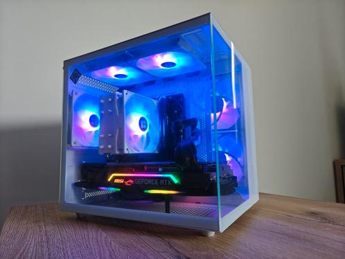 White RTX Gaming PC - Grotendeels Nieuw!, Computers en Software, Desktop Pc's, Nieuw, 3 tot 4 Ghz, SSD, 16 GB, Met videokaart