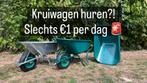 TE HUUR - Kruiwagens, Ophalen, Zo goed als nieuw, Handmatig, Eenwielig