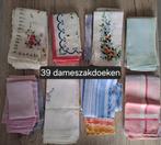 Lot zakdoeken, Ophalen of Verzenden, Gedragen