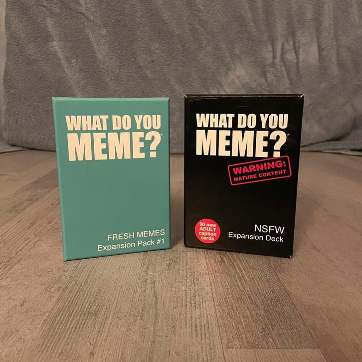 What Do You Meme? – Fresh Memes Pack #1+NSFW Expansion Deck, Hobby en Vrije tijd, Gezelschapsspellen | Kaartspellen, Zo goed als nieuw