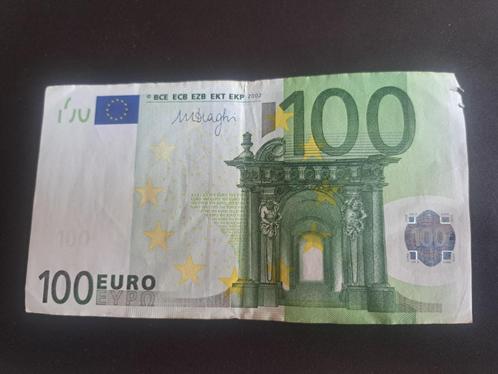 2002 Duitsland 100 euro oude serie Draghi code R001, Postzegels en Munten, Bankbiljetten | Europa | Eurobiljetten, Los biljet