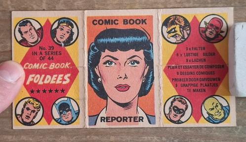 Stripboek foldees afbeelding 39 president 1966 genre panini, Hobby en Vrije tijd, Stickers en Plaatjes, Gebruikt, Plaatje, Ophalen of Verzenden
