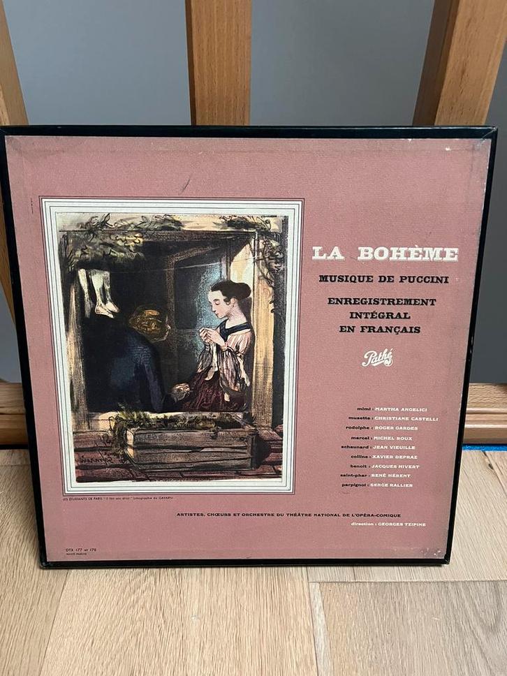 Disque vinyle: La Bohème, CD & DVD, Vinyles | Classique, Comme neuf, Enlèvement ou Envoi