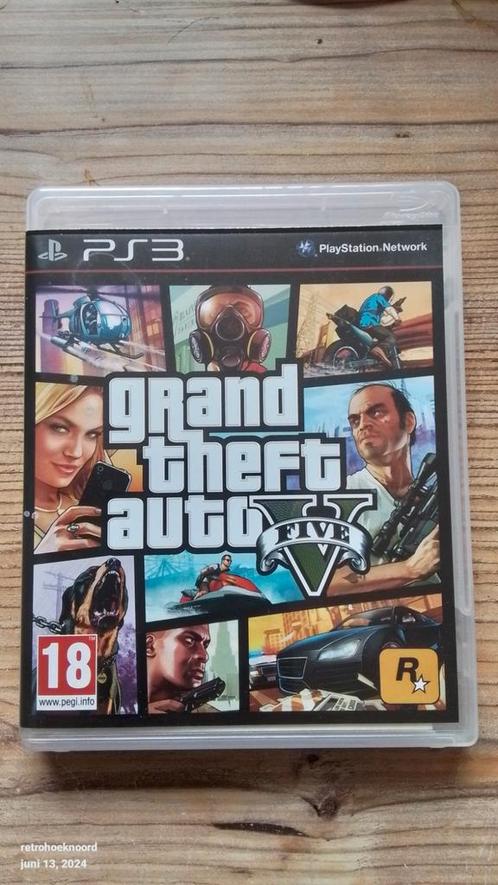 Ps3 - Grand Theft Auto V (GTA5) - Playstation 3, Games en Spelcomputers, Games | Sony PlayStation 3, Zo goed als nieuw, Verzenden