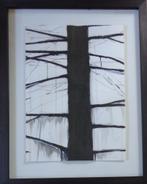 YVES BEAUMONT / TREE / ACRYL VERF / 95x75cm / KADER / SIG, Ophalen