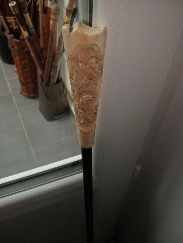 Oude wandelstok, Antiek en Kunst, Curiosa en Brocante, Ophalen of Verzenden