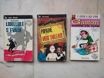3 "Gag de poche" ( Tillieux / Franquin). beschikbaar voor biedingen