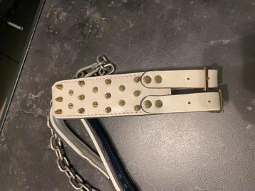 Hardcore leren hondenhalsband – bijna niet gebruikt beschikbaar voor biedingen