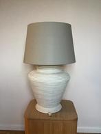 Creme rieten vloerlamp hoogte 75cm, Huis en Inrichting, Zo goed als nieuw