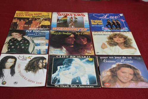 45t's opruiming dubbele exemplaren, Cd's en Dvd's, Vinyl Singles, Zo goed als nieuw, Single, Pop, 7 inch, Ophalen of Verzenden