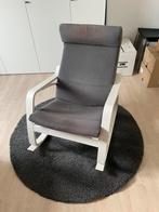 Schommelstoel wit inclusief mat, Huis en Inrichting, Ophalen, Zo goed als nieuw