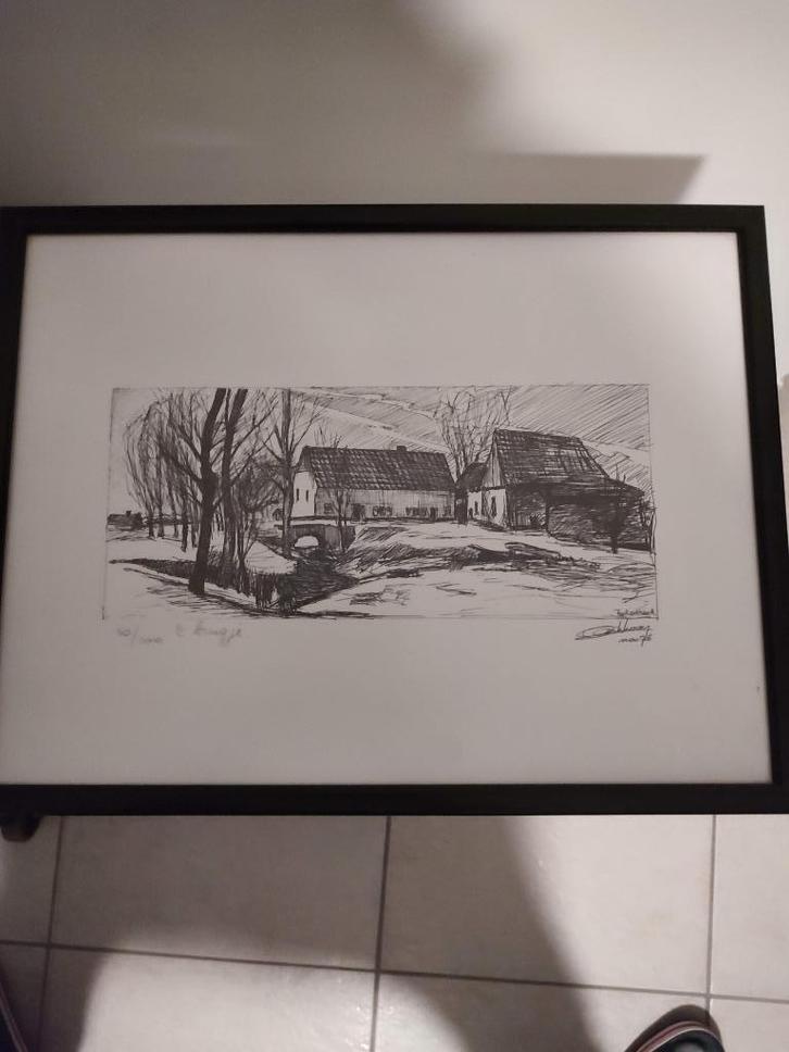 etsen, Antiek en Kunst, Kunst | Etsen en Gravures, Ophalen