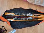 Paire ski avec paire batons et housse, Sports & Fitness, Enlèvement, Utilisé, Ski, 160 à 180 cm