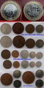 14 PIECES ** Élisabeth II-1970-1980-1990-2016, Timbres & Monnaies, Enlèvement ou Envoi