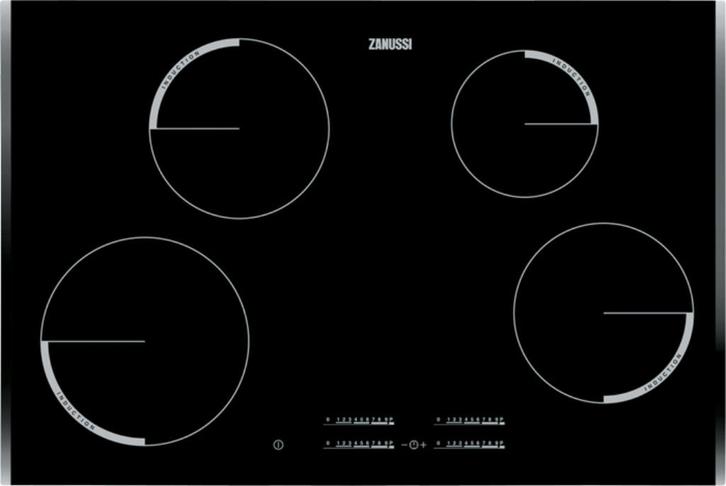 Zanussi ZEI8740BBA inductiekookplaat, Elektronische apparatuur, Kookplaten, Nieuw, Inbouw, Inductie, 4 kookzones, Ophalen