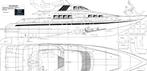 Bouwplan Megajacht Moonraker in 2 formaten, Hobby en Vrije tijd, Verzenden, Nieuw