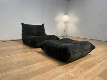 Ligne Roset Togo 1 zit + Poef Suède – NP: €5.000 beschikbaar voor biedingen