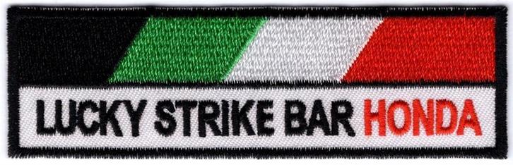 Lucky Strike stoffen opstrijk patch embleem #2, Motoren, Accessoires | Stickers, Verzenden