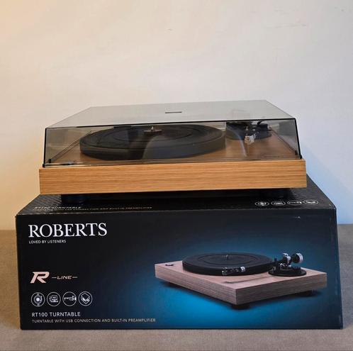 Roberts RT100 platenspeler met USB, Audio, Tv en Foto, Platenspelers, Zo goed als nieuw, Platenspeler, Ophalen