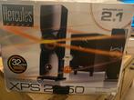 Hercules XPS 2.1 50 – PC Speakerset – 32W RMS – Compleet, Enlèvement, Comme neuf
