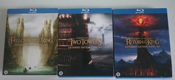 BR - Lord of the Rings 3 films EXTENDED EDITIONS beschikbaar voor biedingen