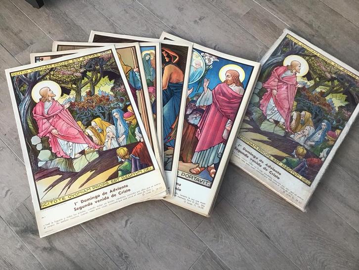 62 Religieuze platen Jos Speybrouck / Degrève Bruxelles, Antiek en Kunst, Kunst | Litho's en Zeefdrukken, Ophalen of Verzenden
