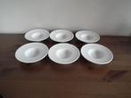6 mini-soepborden met brede randen (diameter 10 cm), Verzenden, Keramiek, Zo goed als nieuw, Bord(en)