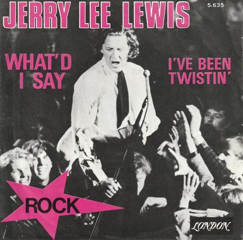 Jerry Lee Lewis - What'd I say - %, Cd's en Dvd's, Vinyl Singles, Zo goed als nieuw, Single, Rock en Metal, 7 inch, Verzenden