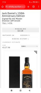 Jack Daniel 150th signée, Verzamelen, Overige Verzamelen, Ophalen, Zo goed als nieuw