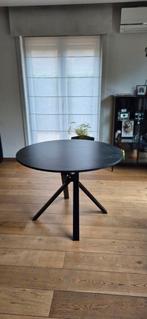 Ronde eettafel marmerprint, Huis en Inrichting, Tafels | Eettafels, Ophalen, Zo goed als nieuw