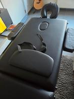 draagbare massagetafel in zwart, Sport en Fitness, Massageproducten, Ophalen of Verzenden, Massagetafel