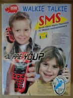 Walkie Talkie sms Dickie spielzeug walkie talkie sms 2002, Ophalen of Verzenden, Zo goed als nieuw, Minder dan 2 km, Portofoon of Walkie-talkie
