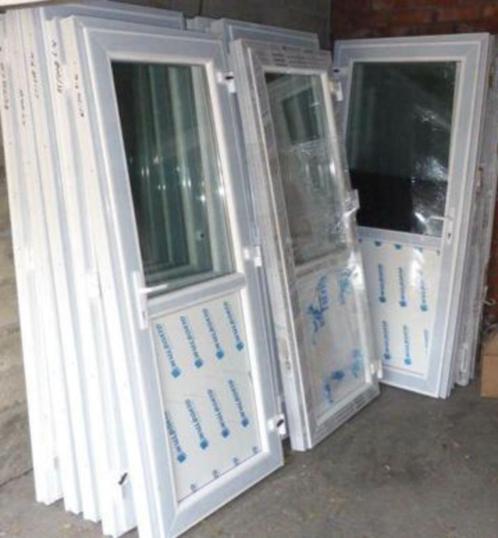 GRATIS LEVERING PVC achterdeuren NIEUW, Doe-het-zelf en Bouw, Deuren en Vliegenramen, Nieuw, Buitendeur, Glas, Kunststof, Ophalen