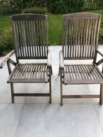 Teak stoelen en tafel, Tuin en Terras, Tuinstoelen, Ophalen, Gebruikt
