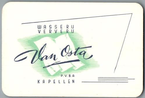 speelkaart - LK12799 - wasserij Van Osta, Verzamelen, Speelkaarten, Jokers en Kwartetten, Zo goed als nieuw, Speelkaart(en), Verzenden