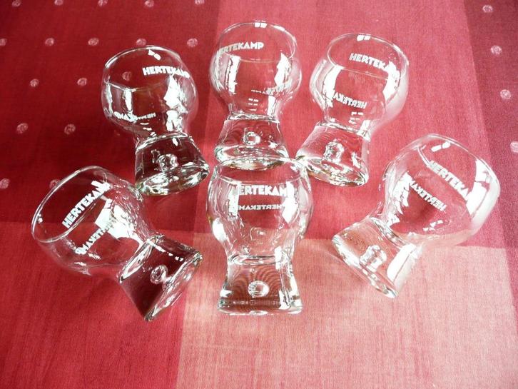 6 borrelglazen/jeneverglazen/amuseglazen Hertekamp, Verzamelen, Glas en Drinkglazen, Nieuw, Borrel- of Shotglas, Ophalen of Verzenden