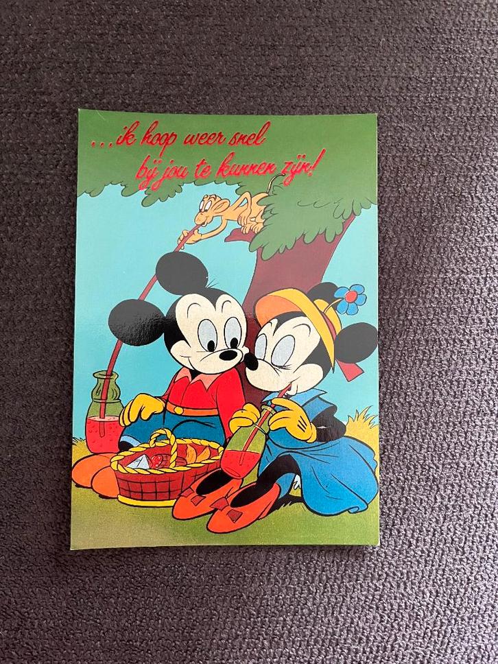 Postkaart Mickey Mouse Ik hoop, Collections, Disney, Mickey Mouse, Envoi